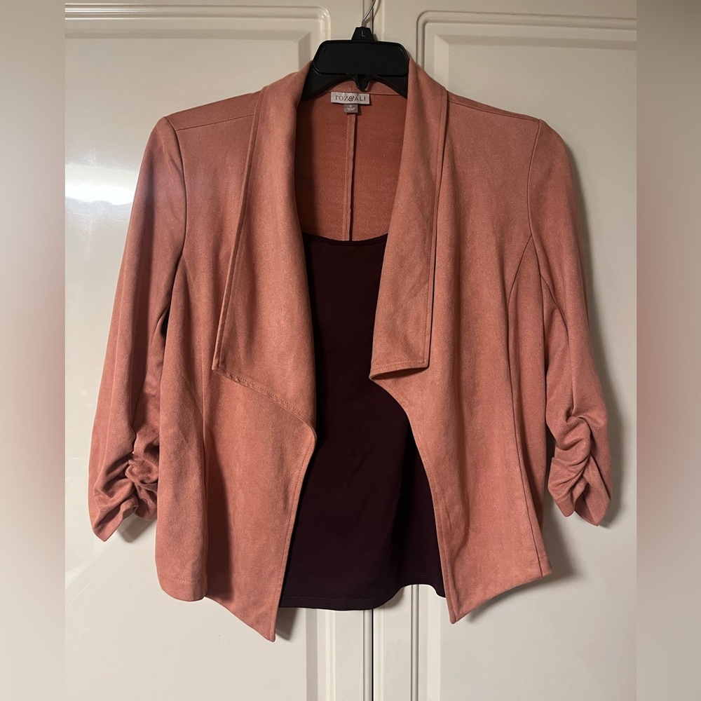 Suede Blazer